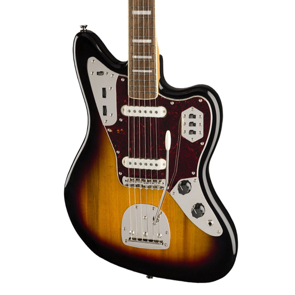 Squier Classic Vibe 70s Jaguar Laurel Klavye 3-Color Sunburst Elektro Gitar - Görsel 4