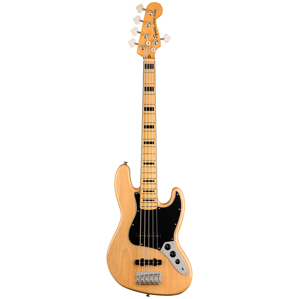 Squier Classic Vibe 70s Jazz Bass V Akcaagac Klavye Natural Bas Gitar - Görsel 2