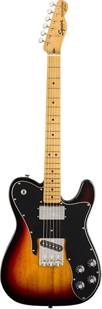 Squier Classic Vibe 70s Telecaster Custom Akcaagac Klavye 3-Color Sunburst Elektro Gitar