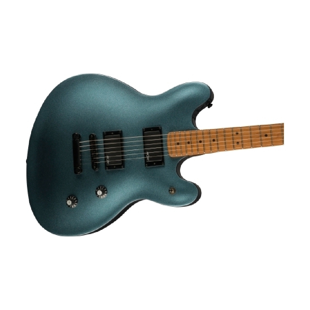 Squier Contemporary Active Starcaster Akçaağaç Klavye Gunmetal Metallic Elektro Gitar
