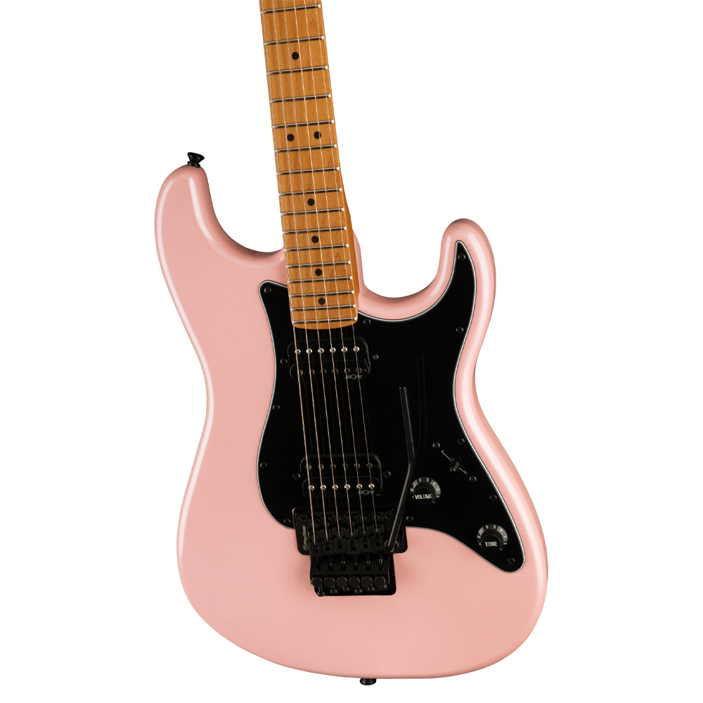 Squier Contemporary Stratocaster HH FR Akçaağaç Klavye Pembe Elektro Gitar