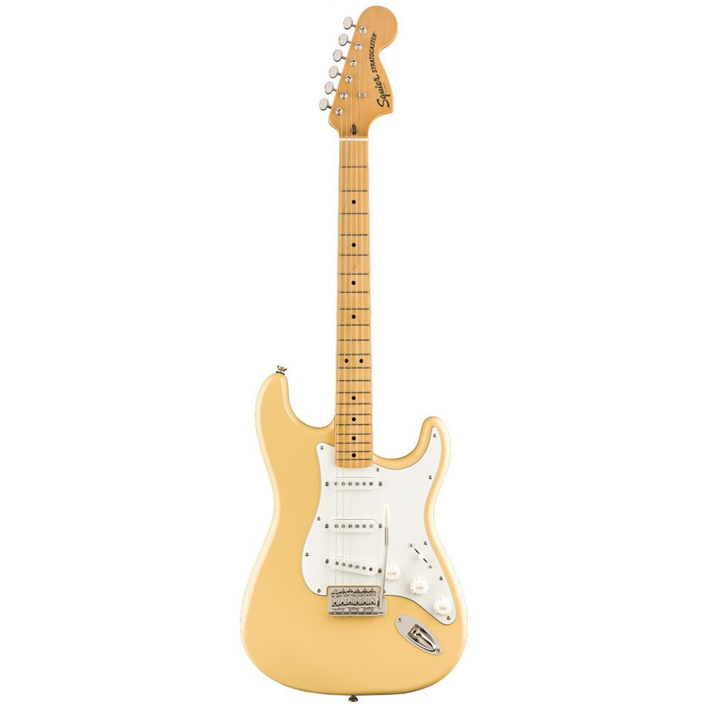 Squier FSR Classic Vibe 70s Stratocaster Akçaağaç Klavye Vintage White Elektro Gitar