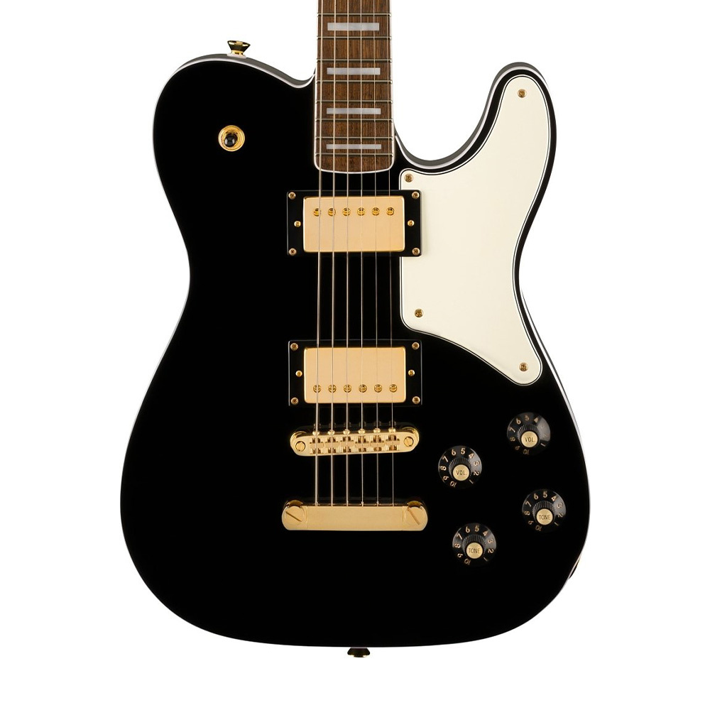 Squier Limited Edition Paranormal Troublemaker Telecaster Deluxe Laurel Klavye WPG Black Elektro Gitar