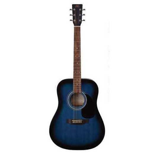 Sx SD1-BUS Akustik Gitar (Mavi)