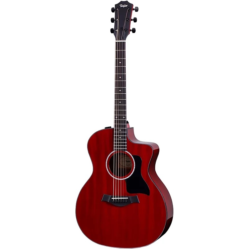 Taylor 224ce DLX LTD Elektro Akustik Gitar (Trans Red)